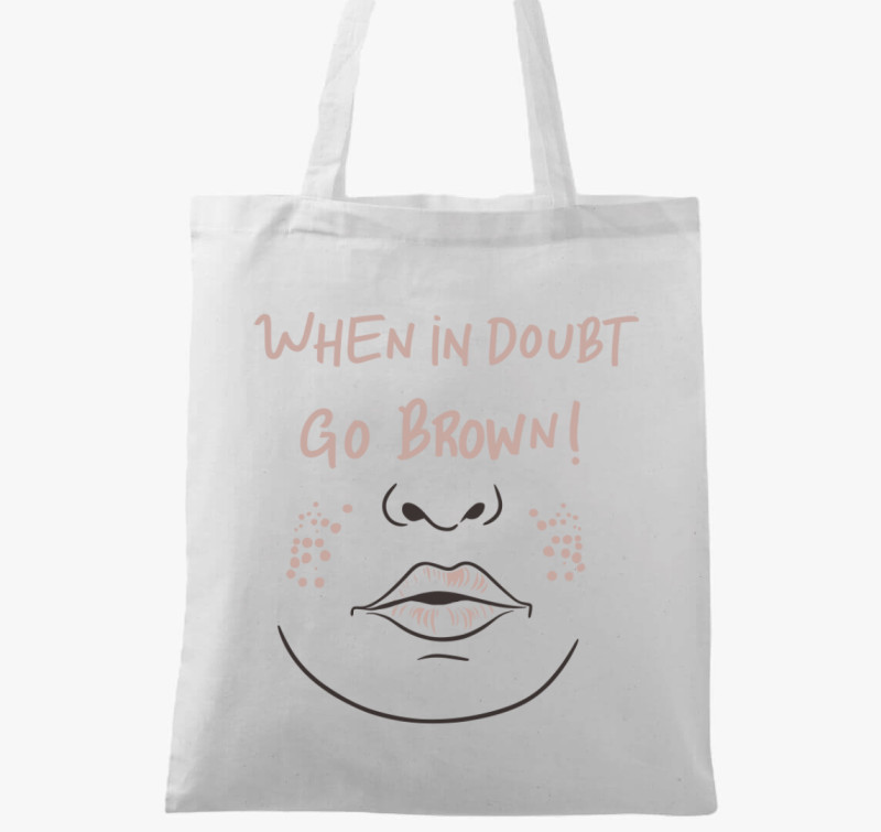 Go Brown vászontáska — Fehér