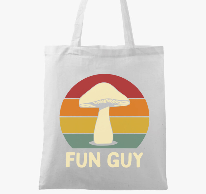 Fun Guy Gomba vászontáska — Fehér