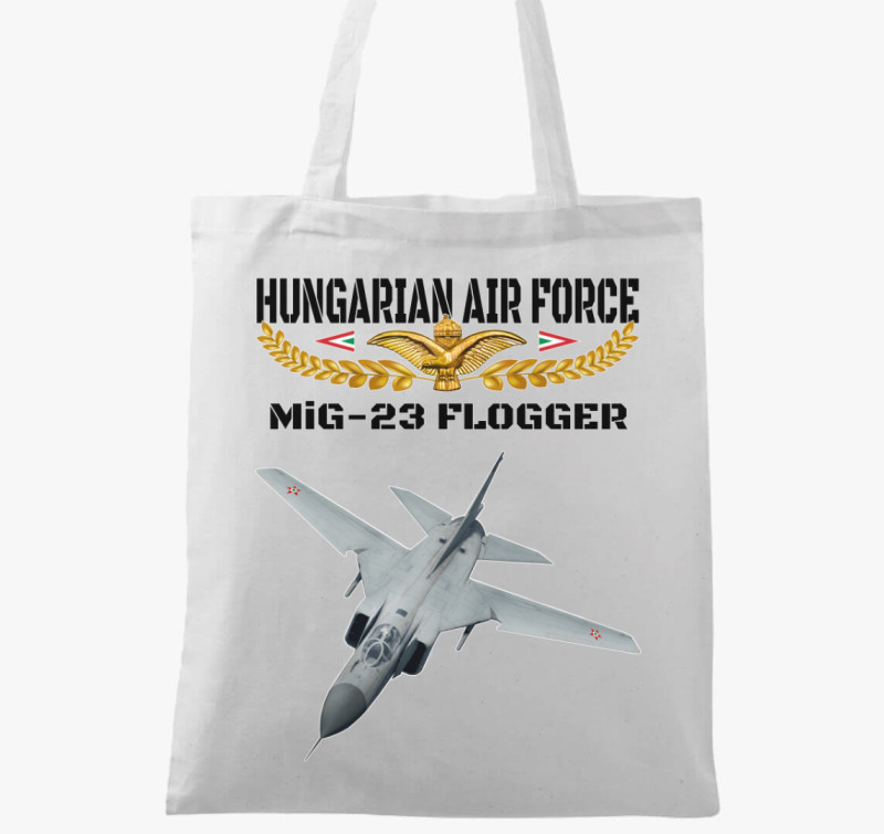 Aranysas MiG-23 3 vászontáska — Fehér