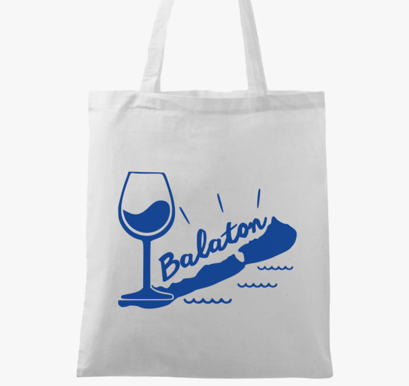 Bor balaton vászontáska — Fehér