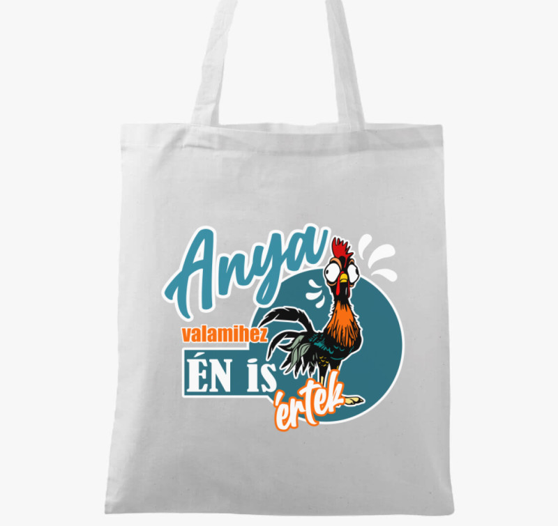Anya valamire jó vászontáska — Fehér