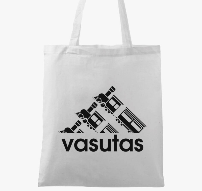 Vasutas márka vászontáska — Fehér
