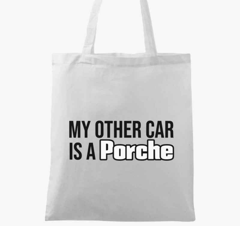 Porche car vászontáska — Fehér