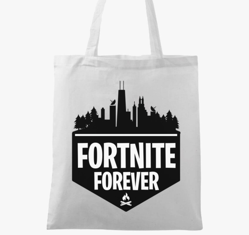 Fortnite forever vászontáska — Fehér