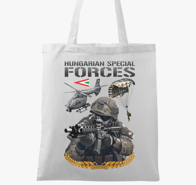 Hungarian Special Force vászontáska — Fehér