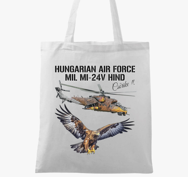 Mi-24V Csőrike 2 vászontáska — Fehér