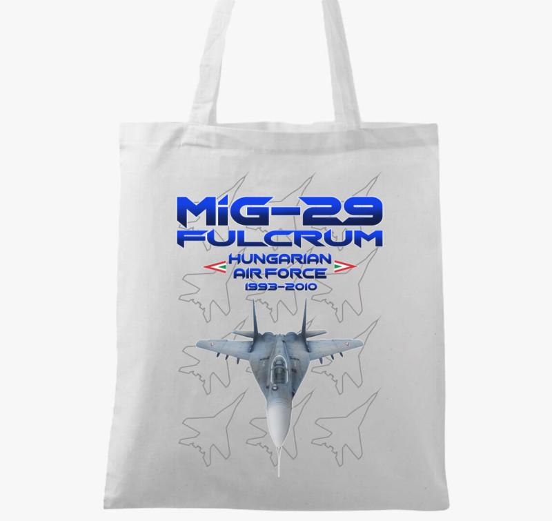MiG-29 Fulcrum 2 vászontáska — Fehér