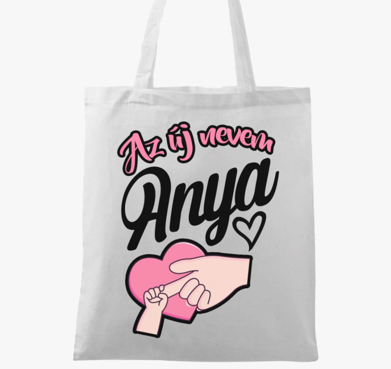 Az új nevem Anya vászontáska — Fehér