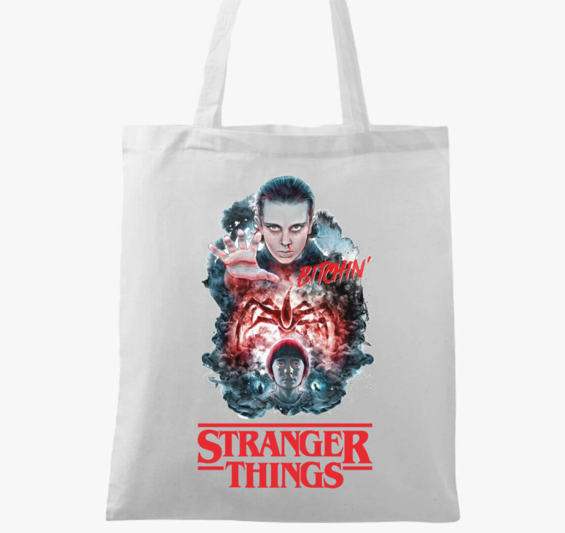 Stranger Things 2. évad vászontáska — Fehér