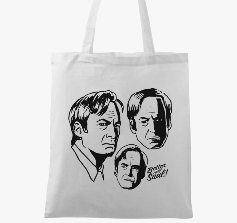 Better Call Saul Silhouette vászontáska — Fehér
