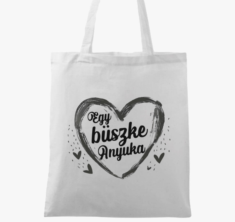 Egy büszke anyuka vászontáska — Fehér
