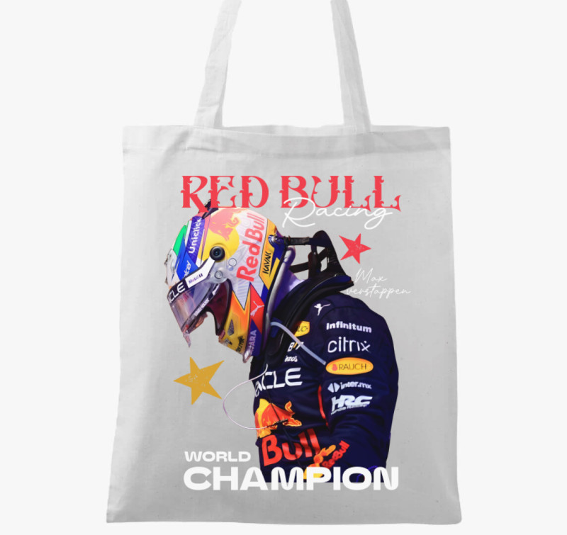 Verstappen Világbajnok vászontáska — Fehér