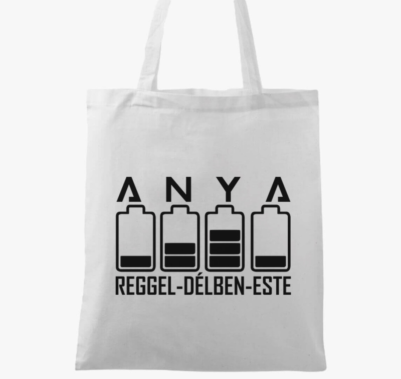 Anya töltős vászontáska — Fehér