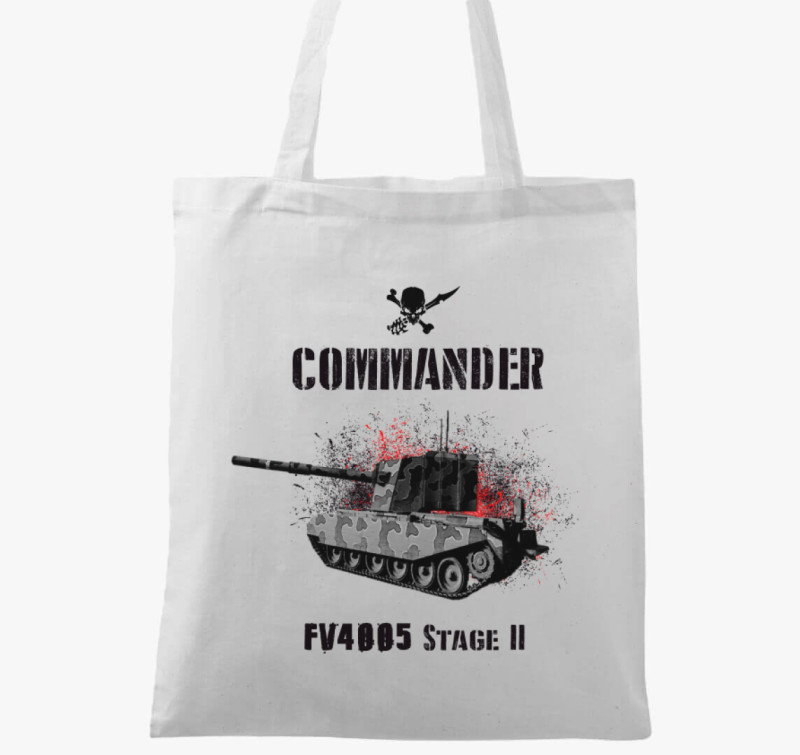 Commander FV4005 vászontáska — Fehér