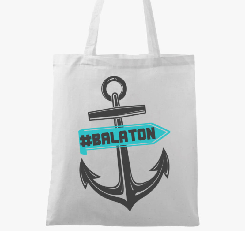 #Balaton vászontáska — Fehér
