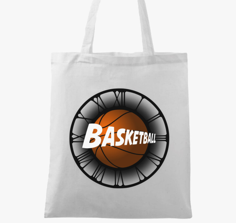 Basketball design vászontáska — Fehér