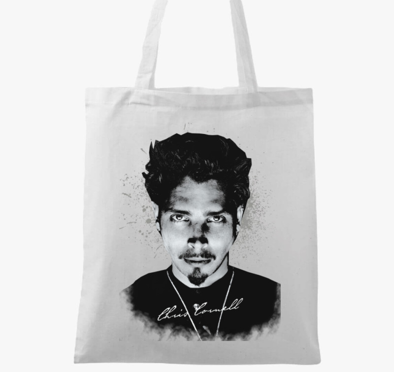 Chris Cornell vászontáska — Fehér