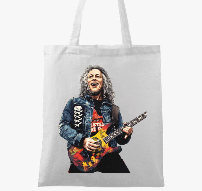 Metallica Kirk Hammett vászontáska — Fehér