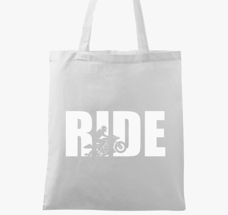 Ride motoros vászontáska — Fehér