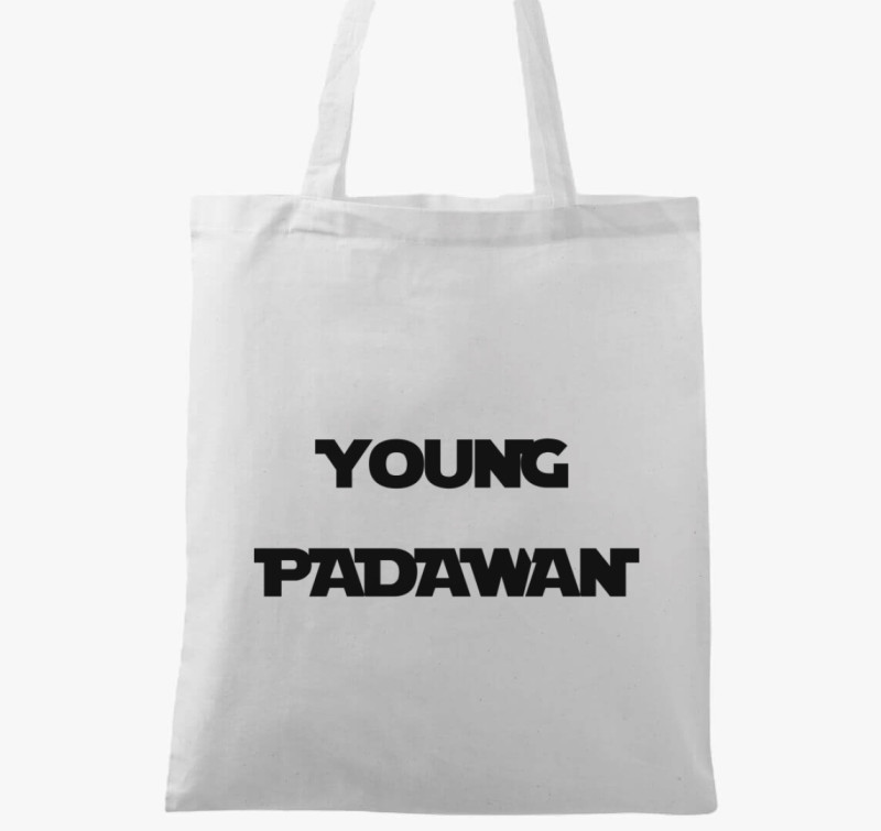 Young padawan vászontáska — Fehér