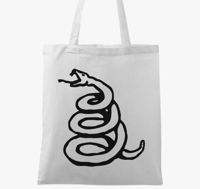 Metallica Black Snake vászontáska — Fehér