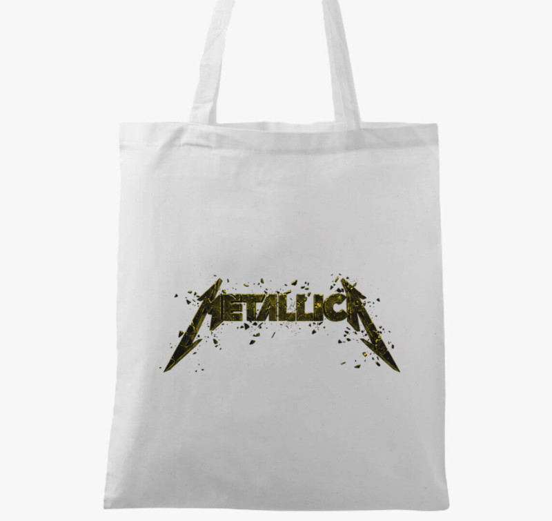 Metallica Repedezett Logó vászontáska — Fehér