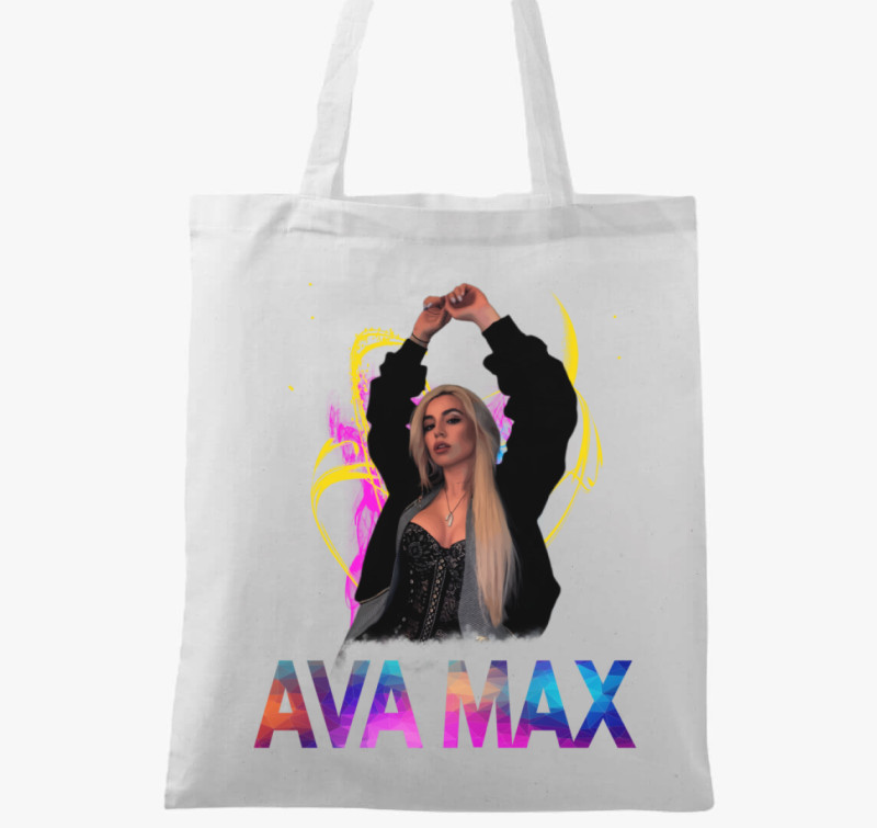 Ava Max vászontáska — Fehér