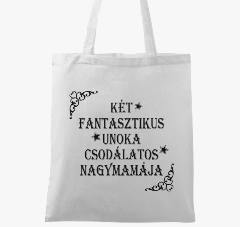 Csodálatos nagymama vászontáska — Fehér