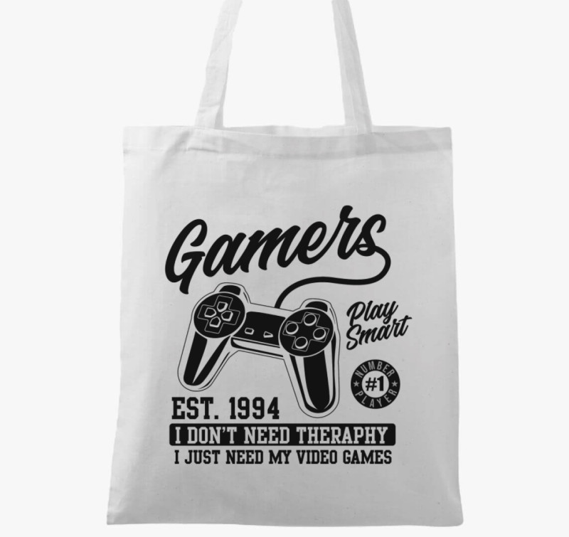 Gaming Theraphy vászontáska — Fehér