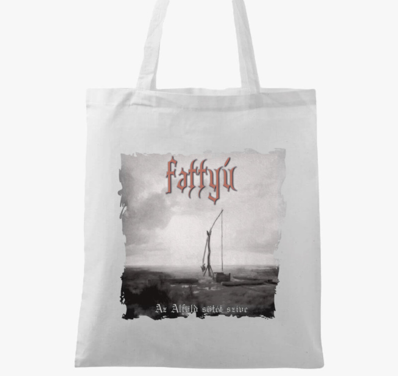 Fattyú - Az Alföld sötét szíve vászontáska — Fehér