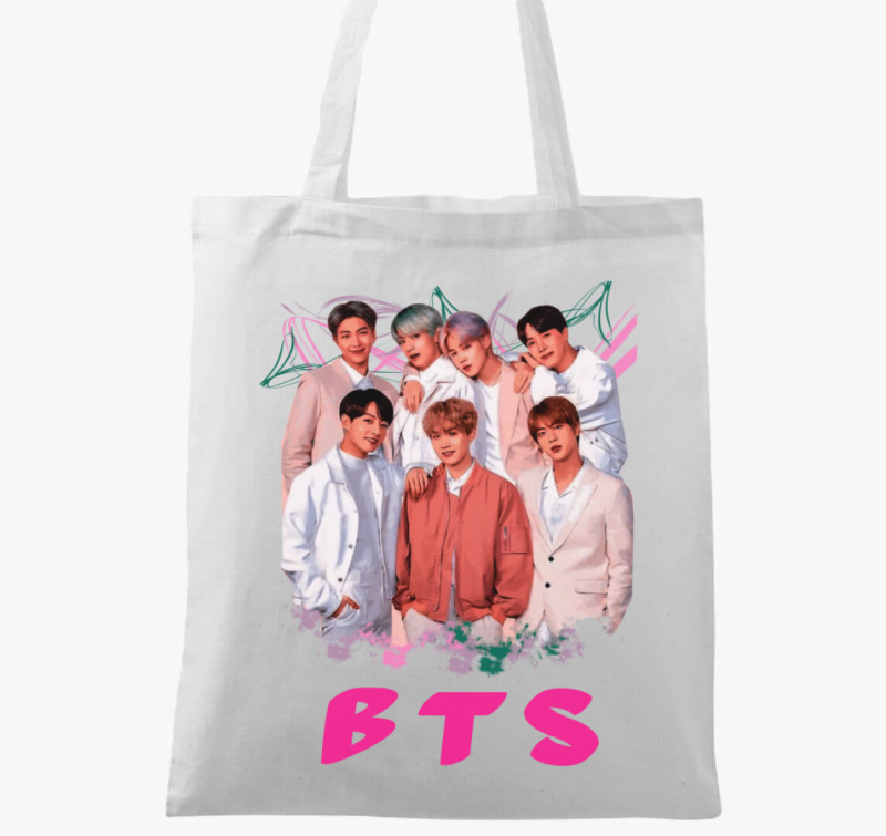 BTS 2 vászontáska — Fehér