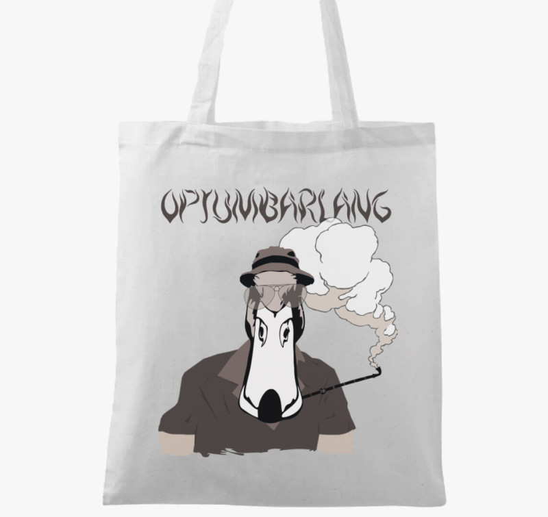 Ópiumbarlang  - Az underground otthona vászontáska — Fehér