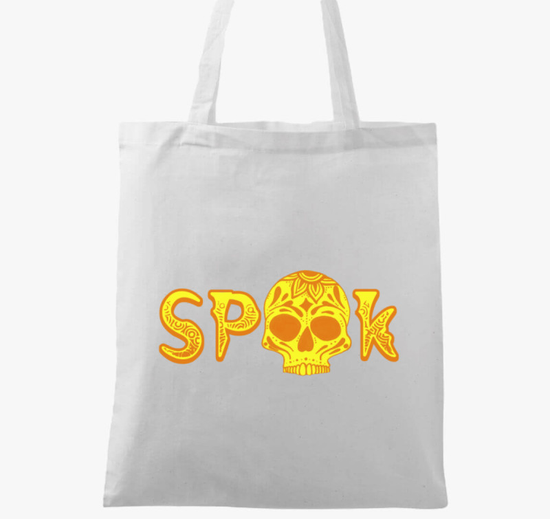 Spook-tober vászontáska — Fehér