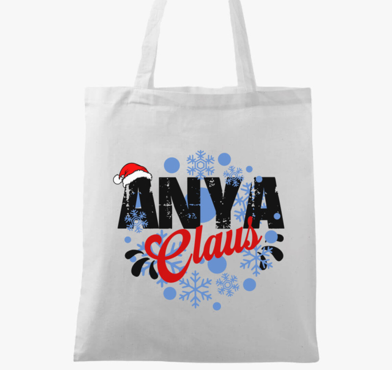 Anya Claus vászontáska — Fehér