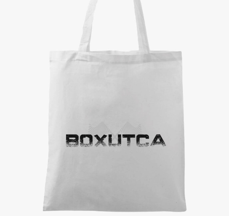 Forma 1 boxutca vászontáska — Fehér