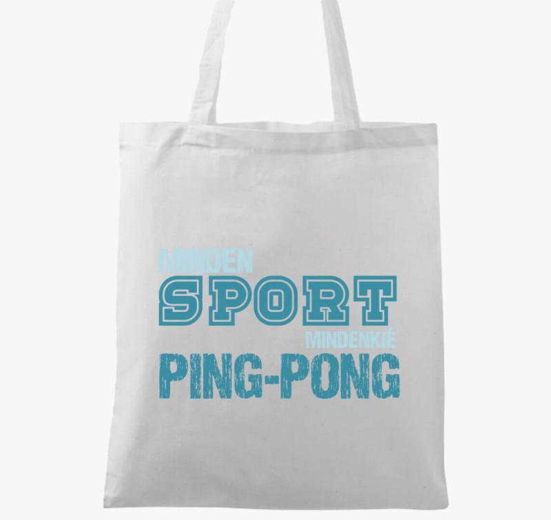 Minden sport pingpong vászontáska — Fehér