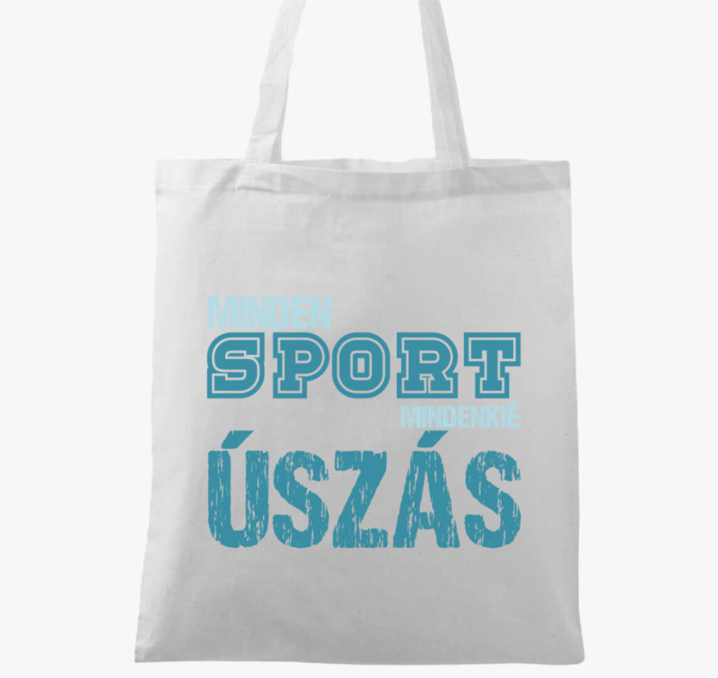 Minden sport úszás vászontáska — Fehér