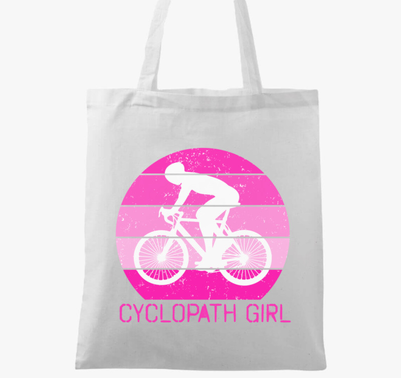 Cyclopath Girl vászontáska — Fehér