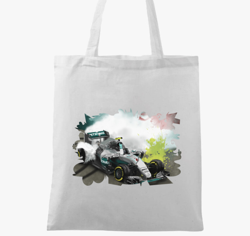 Nico Rosberg vászontáska — Fehér
