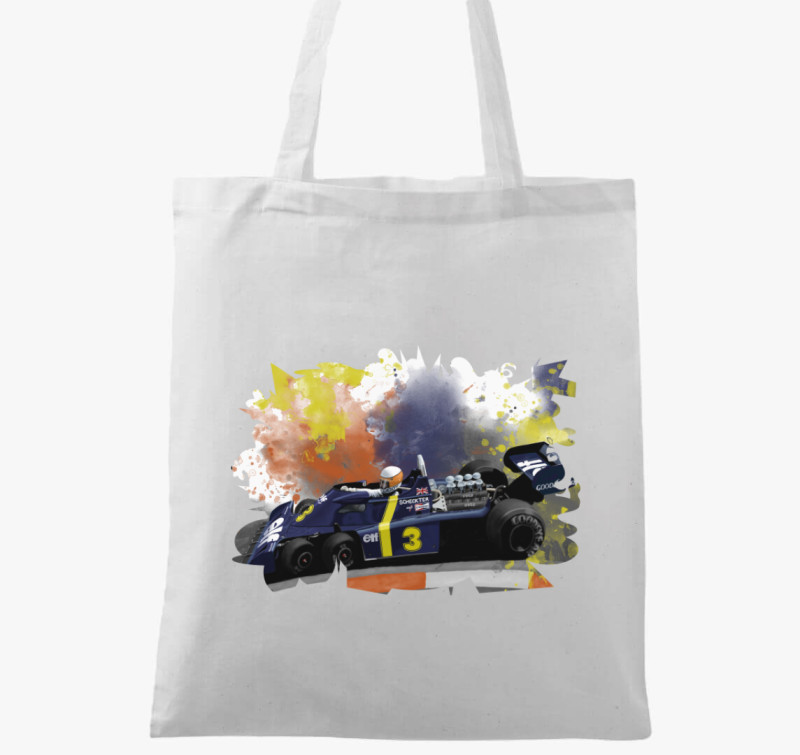 Jody Scheckter vászontáska — Fehér