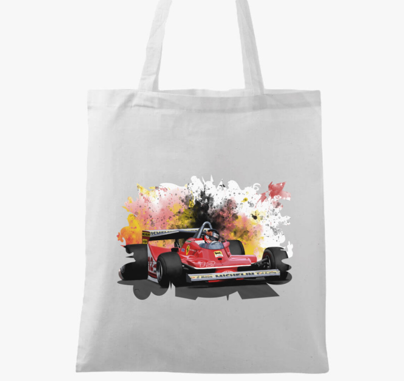 Gilles Villeneuve vászontáska — Fehér