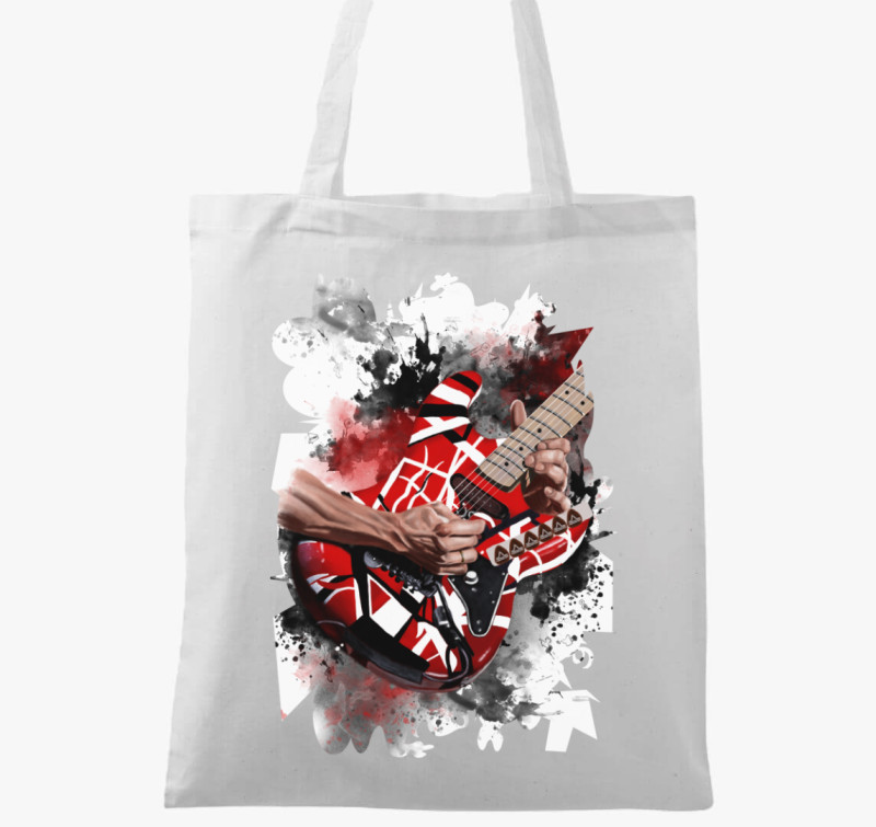 Eddie Van Halen gitár vászontáska — Fehér