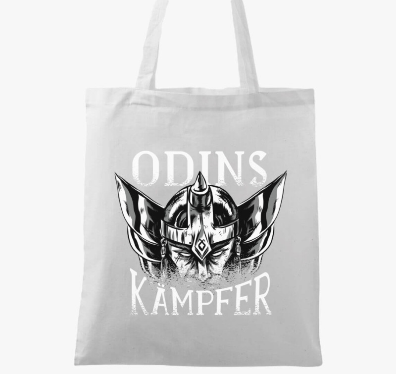 Odin harcosa rúna sisak vászontáska — Fehér