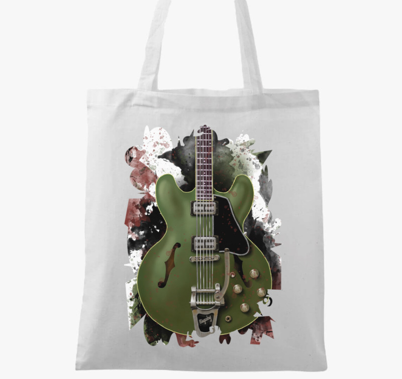 Chris Cornell gitár vászontáska — Fehér