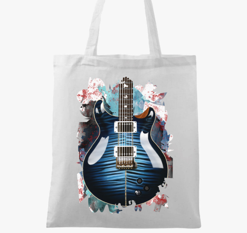 Santana gitár vászontáska — Fehér