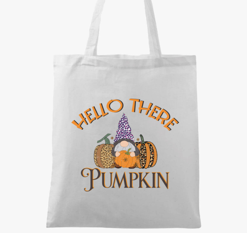 Hello there pumpkin vászontáska — Fehér