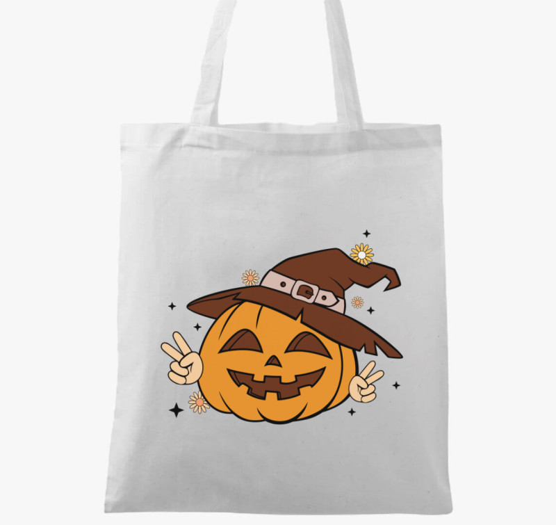 Howdy Pumpkin vászontáska — Fehér