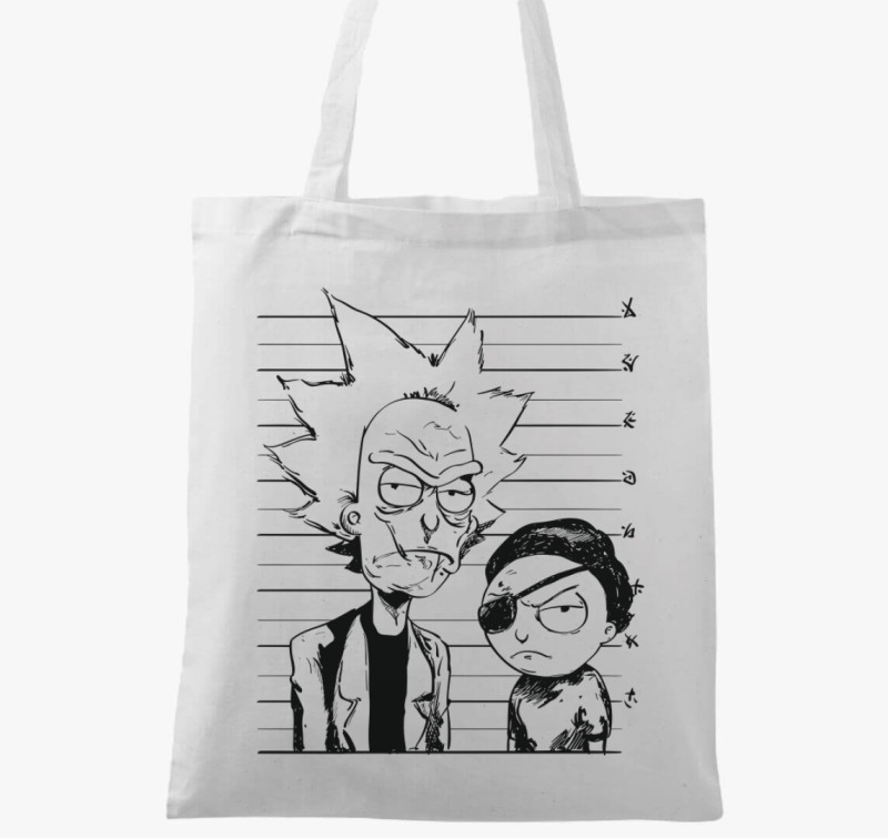 RickandMorty vászontáska — Fehér