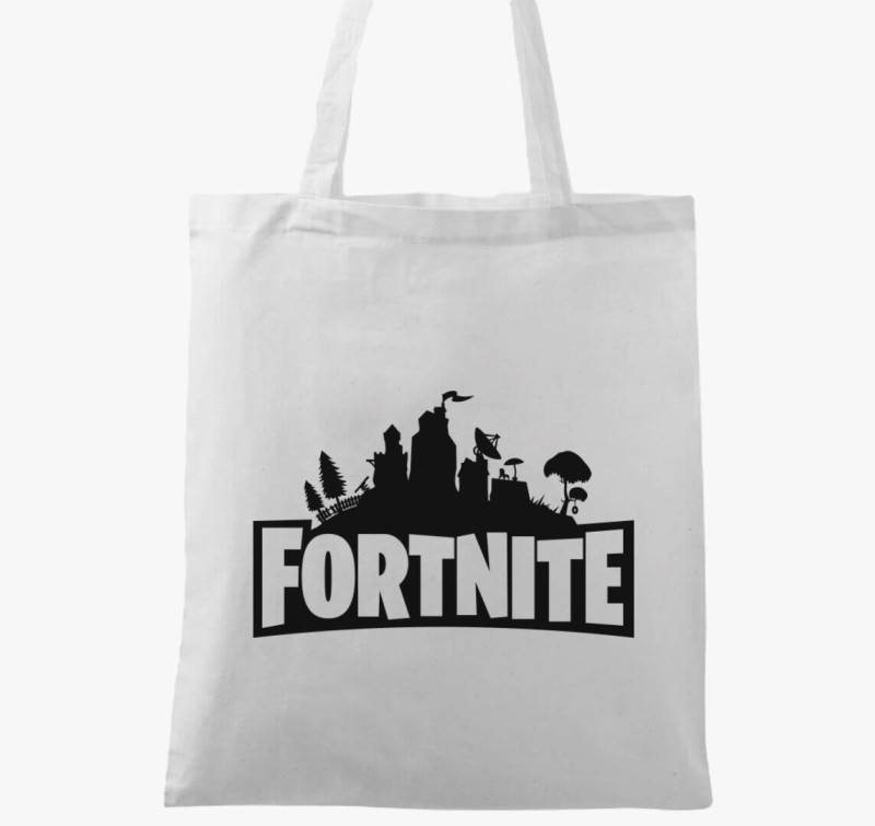Fortnite vászontáska — Fehér