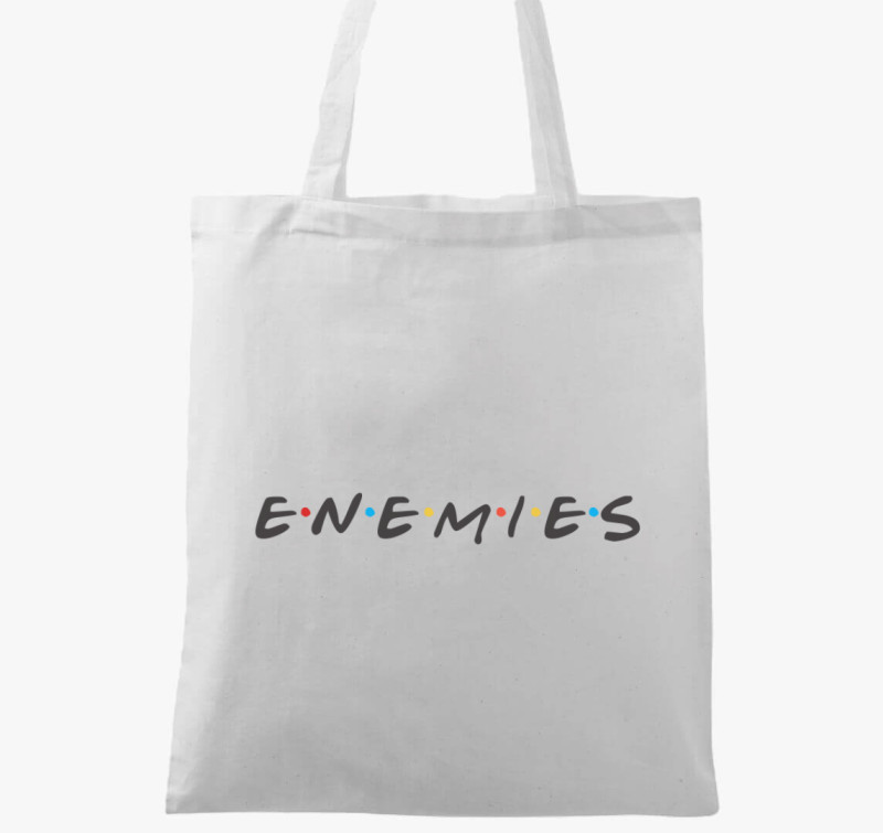 Enemies - Ellenségek vászontáska — Fehér